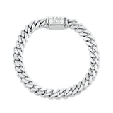 MICHAEL M Men's Silver / Small: 7.5" 6.5mm Silver Men's Cuban Chain Bracelet