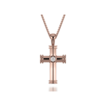 MICHAEL M Men's Single Diamond Cross Pendant