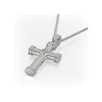 MICHAEL M Men's Single Diamond Cross Pendant