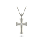 MICHAEL M Men's Single Diamond Cross Pendant