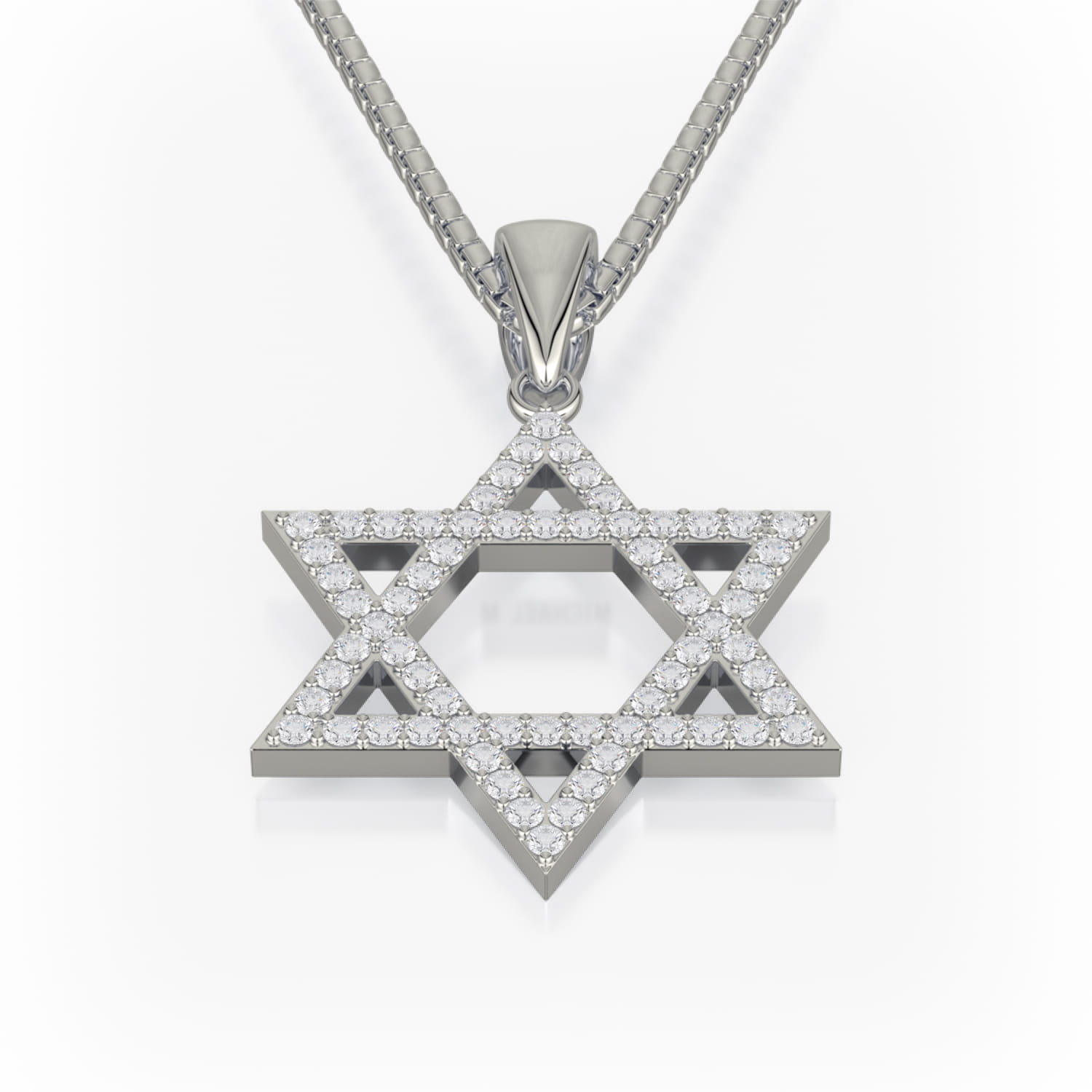 MICHAEL M Men's Star of David Diamond Pendant