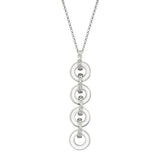MICHAEL M Necklace 14k White Gold / White Chroma Arch Drop Pendant P494WH