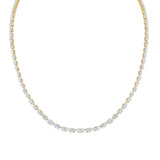 MICHAEL M Necklace 18K Yellow Gold Meksian Oval Riviera Necklace CN378