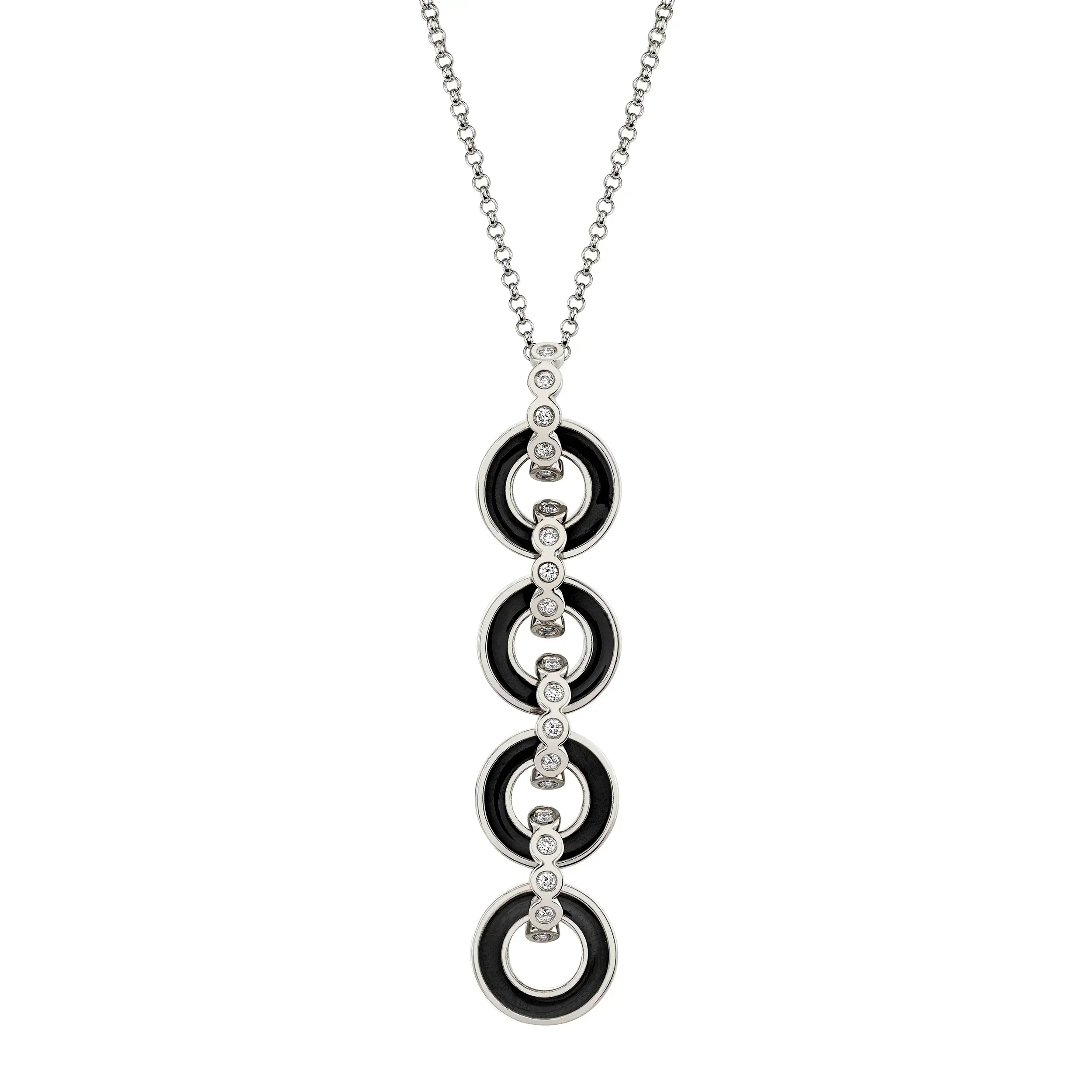 MICHAEL M Necklace Chroma Arch Drop Pendant