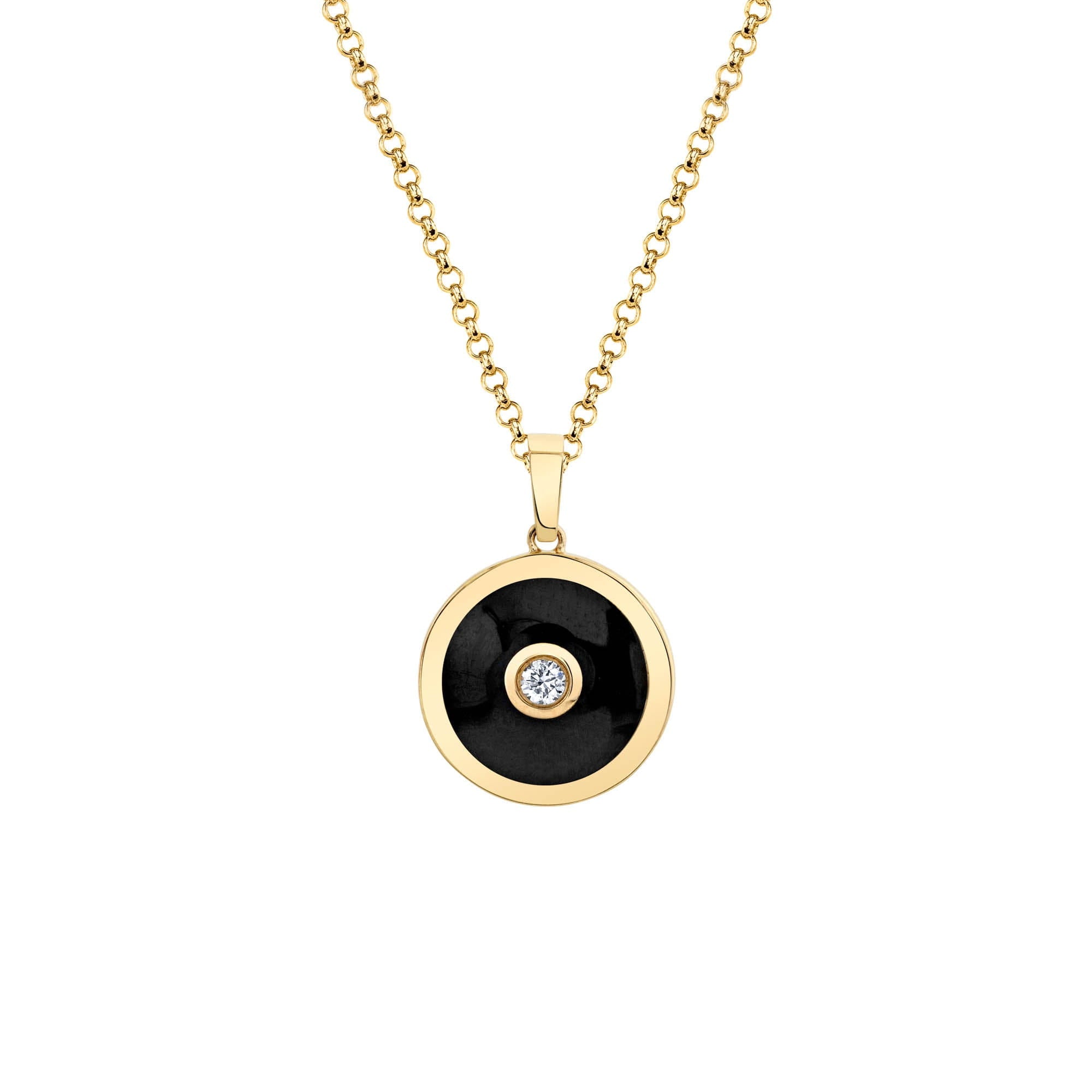 MICHAEL M Necklace Chroma Bullseye Pendant