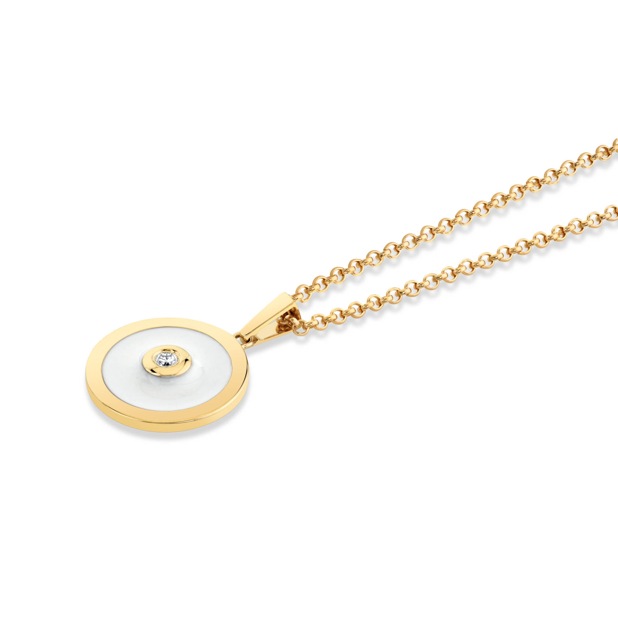 MICHAEL M Necklace Chroma Bullseye Pendant