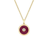 MICHAEL M Necklace Chroma Bullseye Pendant