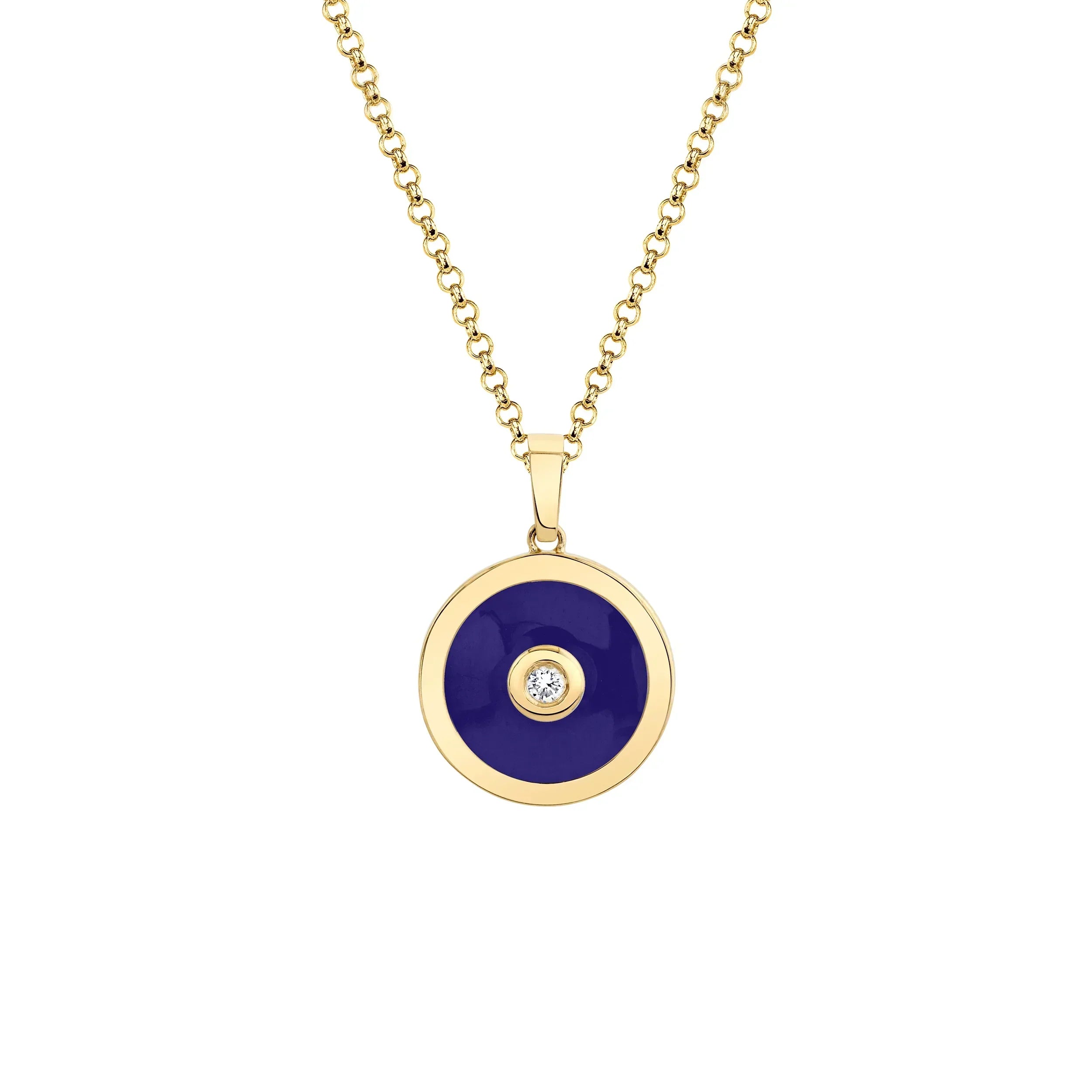 MICHAEL M Necklace Chroma Bullseye Pendant