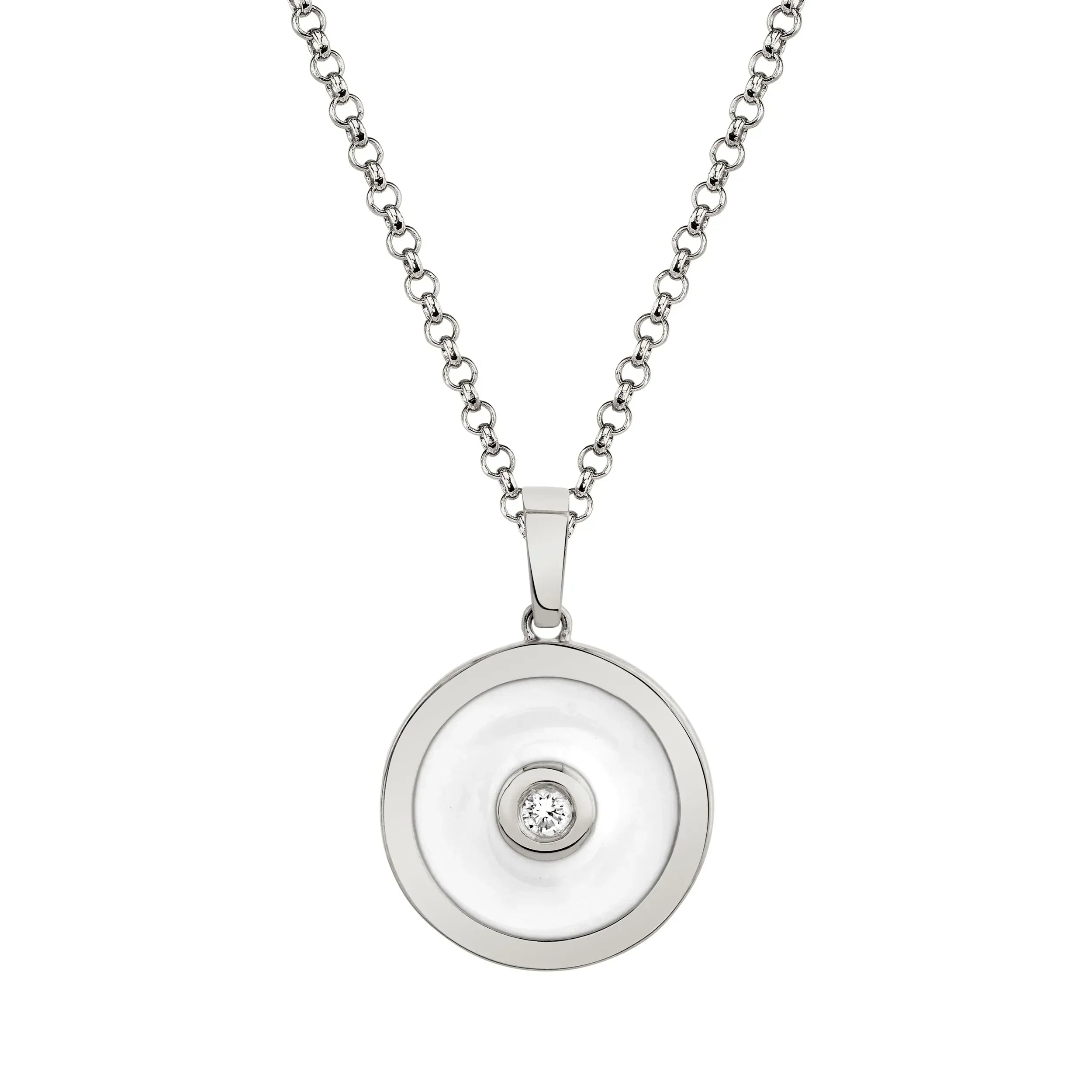 MICHAEL M Necklace Chroma Bullseye Pendant