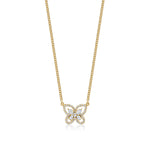 MICHAEL M Necklace Montage Framed Butterfly Necklace