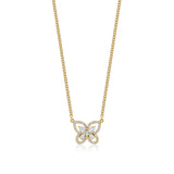 MICHAEL M Necklace Montage Framed Butterfly Necklace