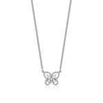 MICHAEL M Necklace Montage Framed Butterfly Necklace