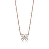 MICHAEL M Necklace Montage Framed Butterfly Necklace