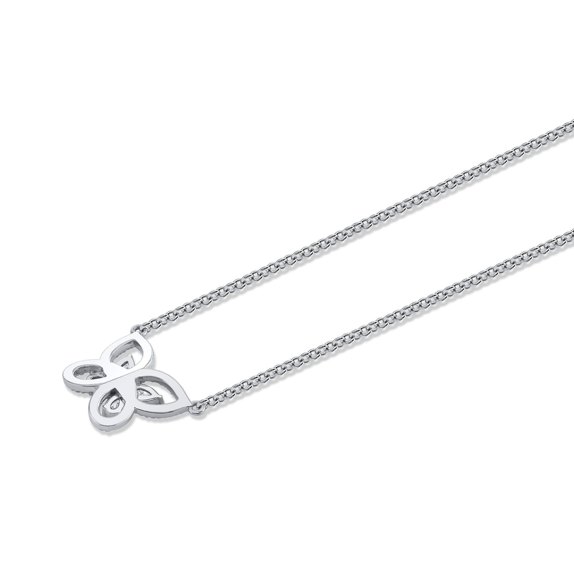 MICHAEL M Necklace Montage Framed Butterfly Necklace