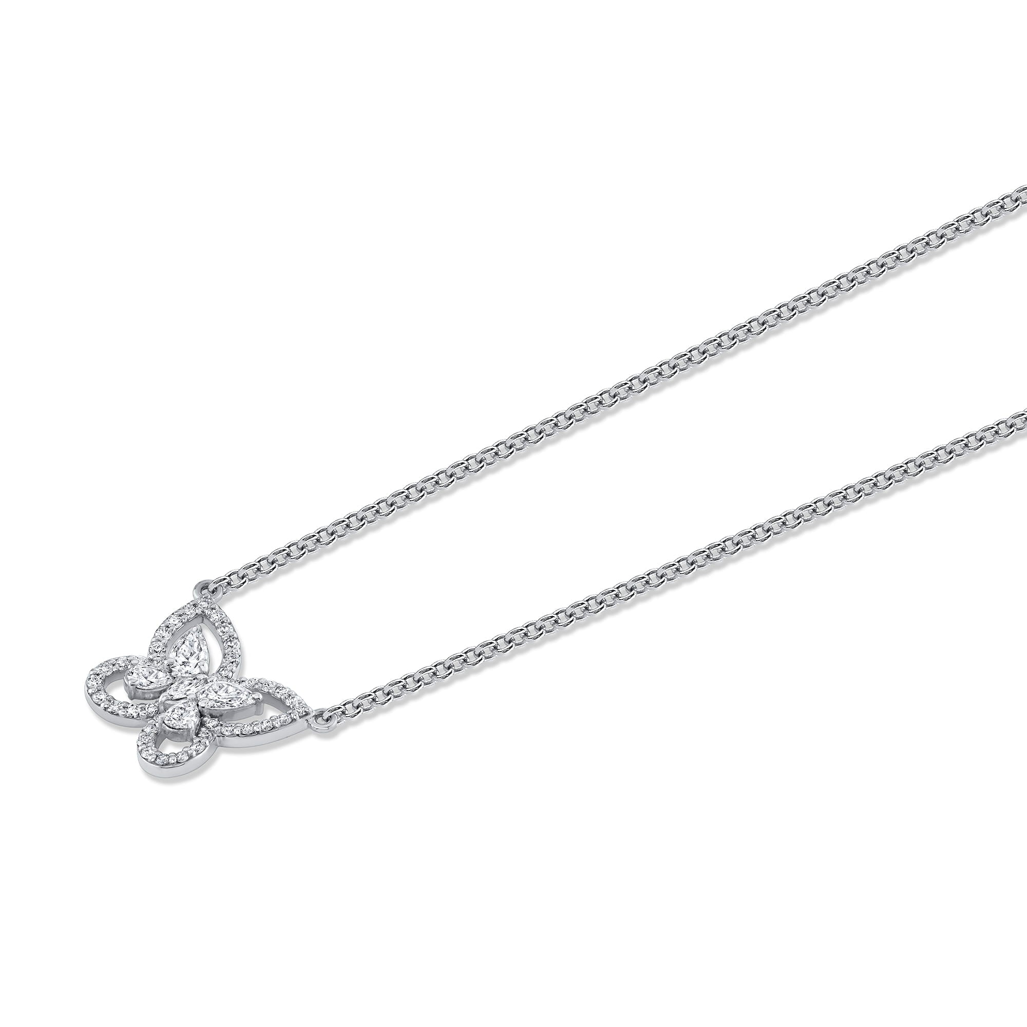 MICHAEL M Necklace Montage Framed Butterfly Necklace