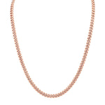 MICHAEL M Necklaces 14K Rose Gold Men's Cuban Chain Necklace