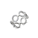 MICHAEL M Necklaces 14K White Gold / 4 Cloud Ring B382