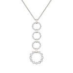 MICHAEL M Necklaces 14K White Gold Cloud Drop Pendant P386