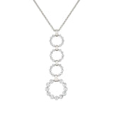MICHAEL M Necklaces 14K White Gold Cloud Drop Pendant P386