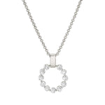MICHAEL M Necklaces 14K White Gold Cloud Large Pendant P384