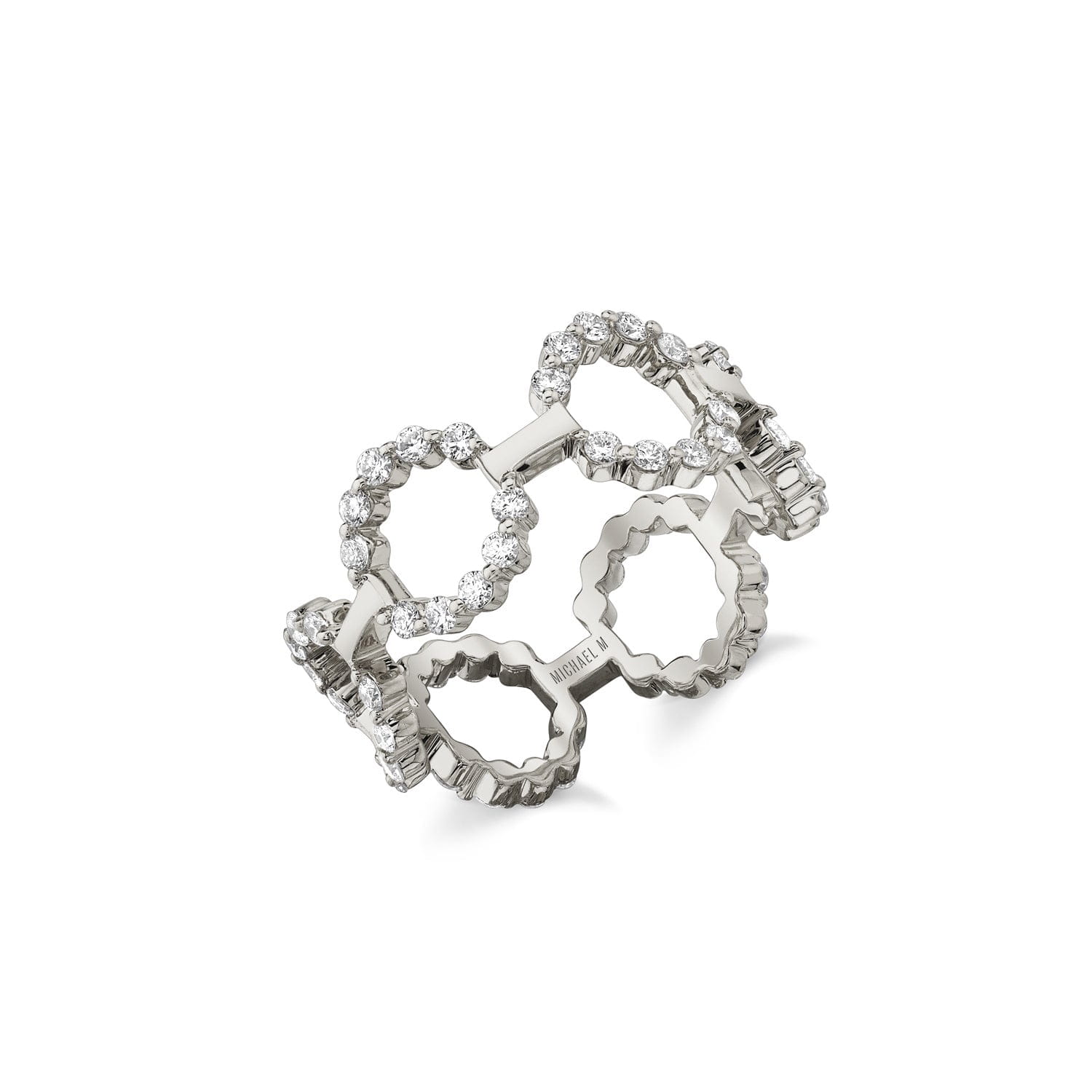 MICHAEL M Necklaces 14K White Gold Cloud Large Pendant P384