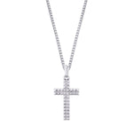 MICHAEL M Necklaces 14K White Gold Men's Tetra Cross