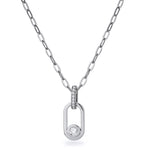 MICHAEL M Necklaces 14K White Gold Small Link Necklace P354-WG
