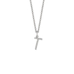 MICHAEL M Necklaces 14K White Gold / T Diamond Initial Pendant P141T