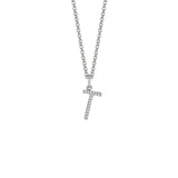 MICHAEL M Necklaces 14K White Gold / T Diamond Initial Pendant P141T