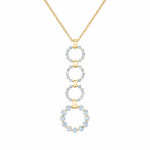 MICHAEL M Necklaces 14K Yellow Gold Cloud Drop Pendant P386