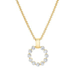MICHAEL M Necklaces 14K Yellow Gold Cloud Large Pendant P384