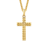 MICHAEL M Necklaces 14K Yellow Gold Men's Tetra Cross