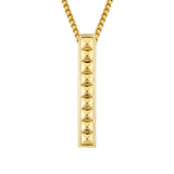 MICHAEL M Necklaces 14K Yellow Gold Men's Tetra Pillar Necklace