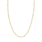 MICHAEL M Necklaces 14K Yellow Gold Mixed Shape Bezel Tennis Necklace CN413YG