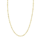 MICHAEL M Necklaces 14K Yellow Gold Mixed Shape Bezel Tennis Necklace CN413YG