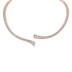 MICHAEL M Necklaces 18K Rose Gold Europa Collar Necklace CN401