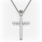 MICHAEL M Necklaces Classic Diamond Cross Necklace