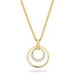 MICHAEL M Necklaces Cloud Double Ring Pendant Necklace