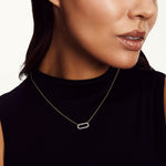 MICHAEL M Necklaces Cloud Pavé Link Necklace