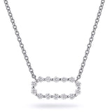 MICHAEL M Necklaces Cloud Pavé Link Necklace