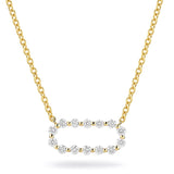 MICHAEL M Necklaces Cloud Pavé Link Necklace