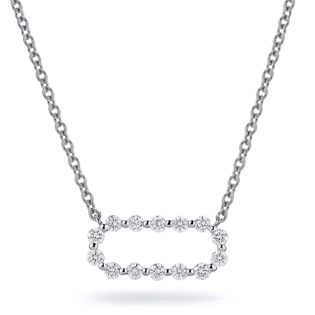 MICHAEL M Necklaces Cloud Pavé Link Necklace