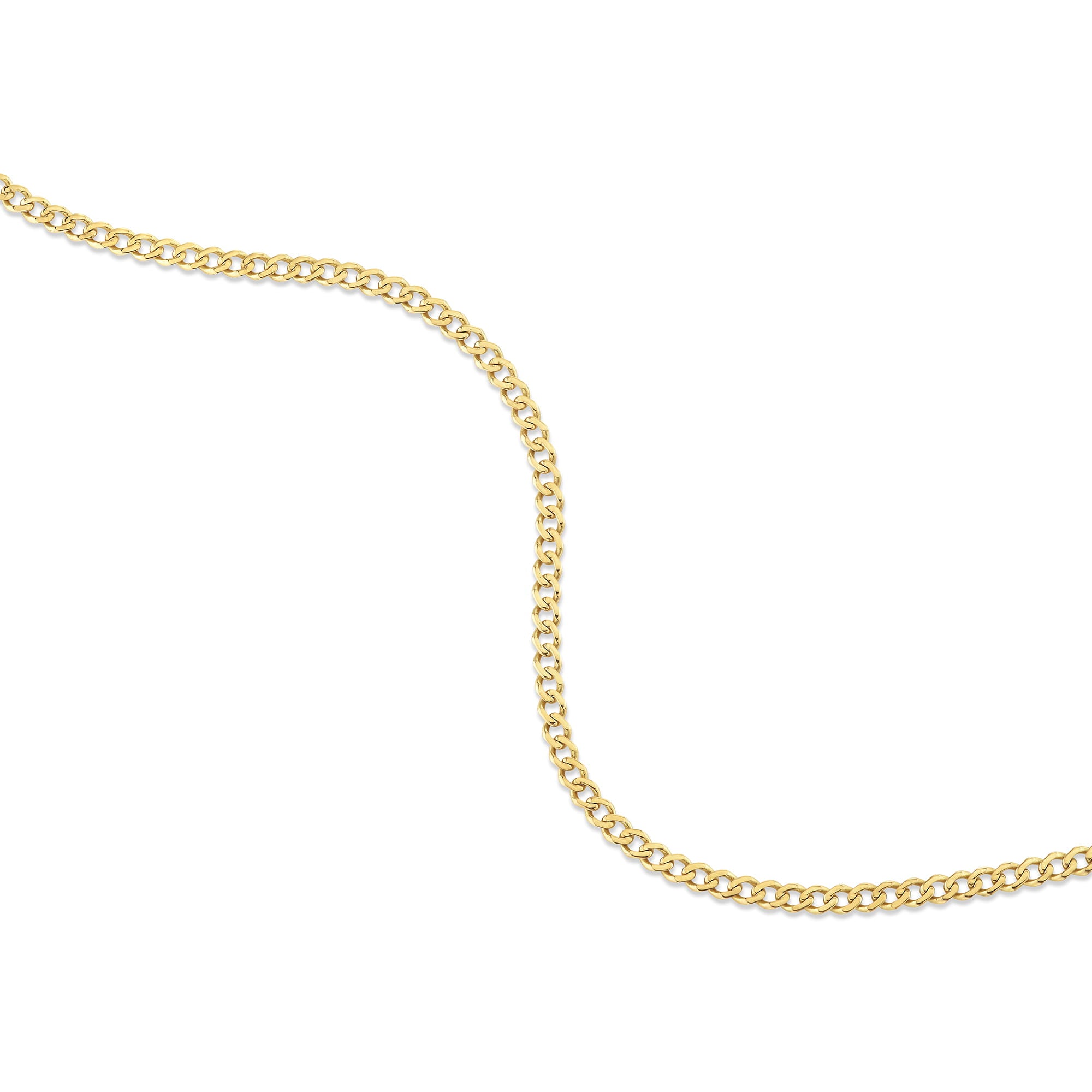 MICHAEL M Necklaces Curb Chain 3mm