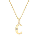 MICHAEL M Necklaces Deco Initial Charm