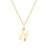 MICHAEL M Necklaces Deco Initial Charm