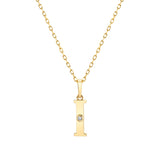 MICHAEL M Necklaces Deco Initial Charm