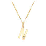 MICHAEL M Necklaces Deco Initial Charm