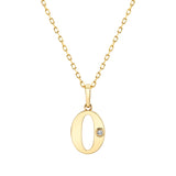 MICHAEL M Necklaces Deco Initial Charm