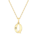 MICHAEL M Necklaces Deco Initial Charm