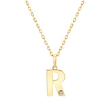 MICHAEL M Necklaces Deco Initial Charm